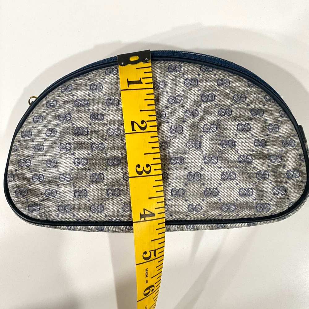 Authentic 💯Gucci blue Monogram cosmetic Bag! - Picture 3 of 16